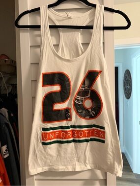 Miami hurricanes University of Miami UM Canes women tank size s